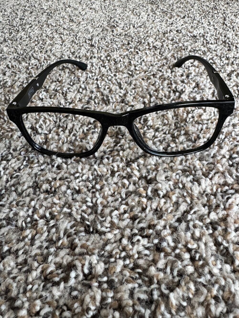 Buffalo David Bitton Eyeglasses Frames Black Rectangular Full Rim Unisex